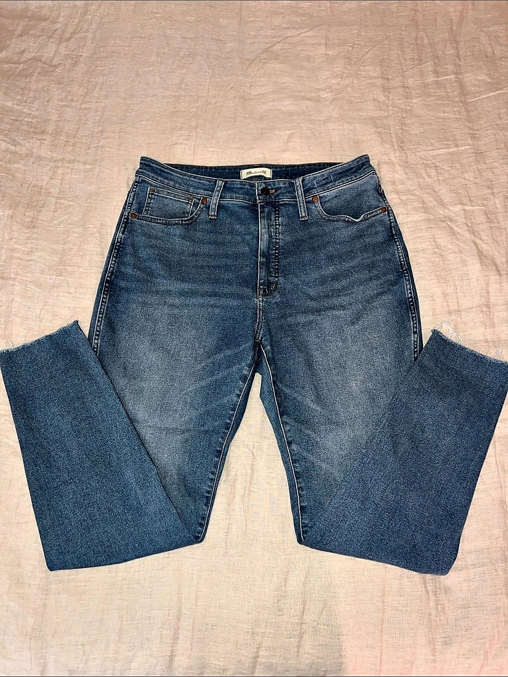 Madewell Curvy High-Rise Skinny Jeans Skinny Jeans in Blue Waist 32T Like New